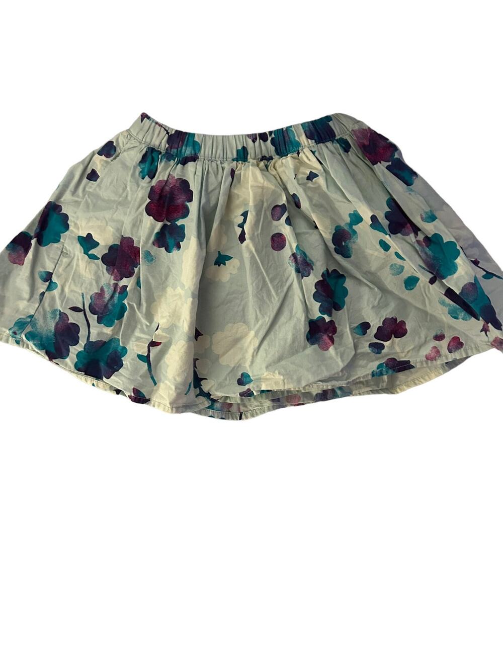 Tea Collection Blue Floral Skirt size 4